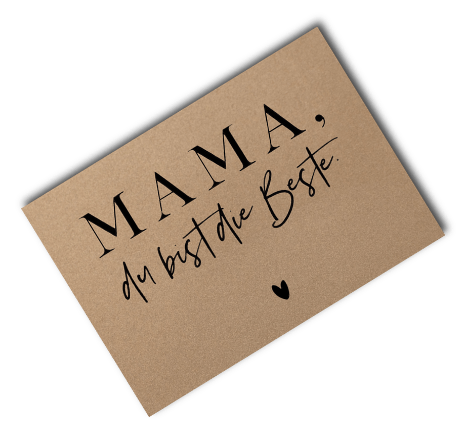 Grußkarte für deinen Geschenkkorb Grußkarte für deinen Geschenkkorb